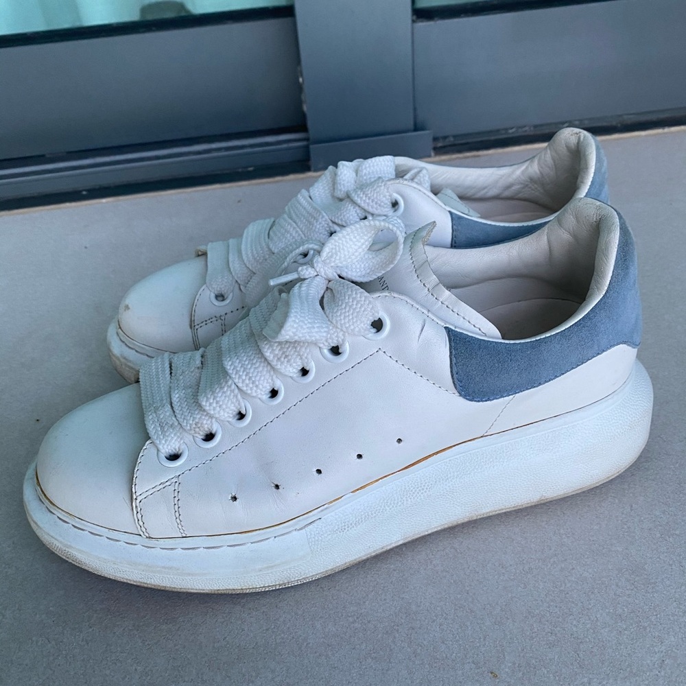 Alexander McQueen Oversized Sneaker in Powder Blue Size 39